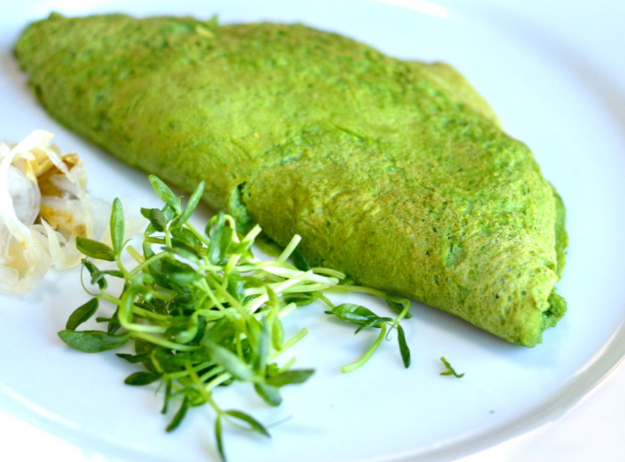 Blendz Green Omelette
