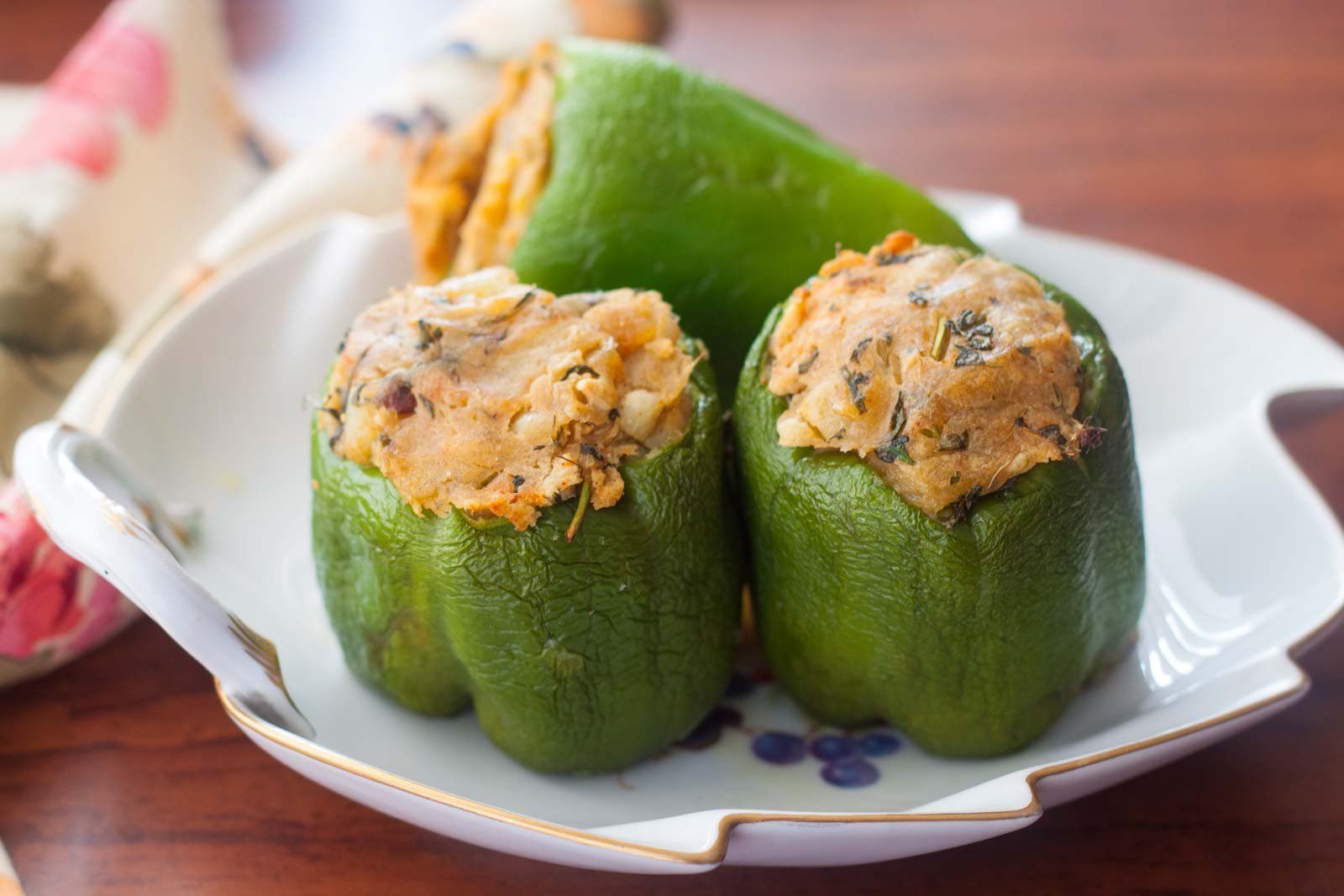 Stuffed capsicum