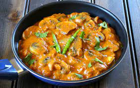 Paneer mashroom masala