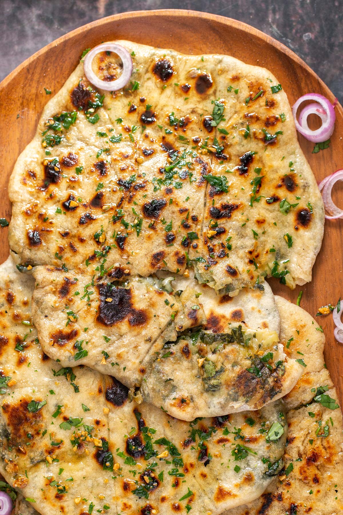 Stuffed naan