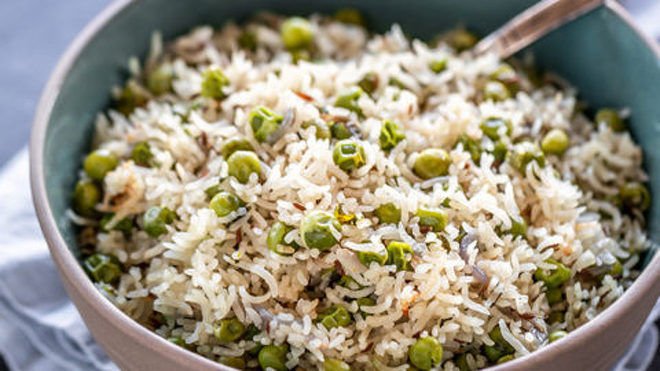 Green peas pulao