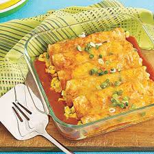 Enchiladas with corns
