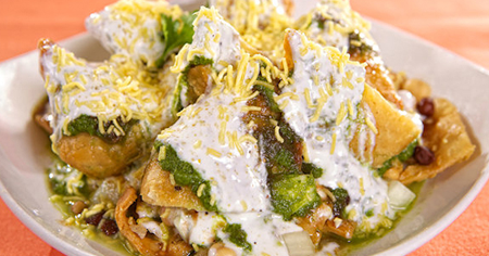 Dahi Chatni Samosa